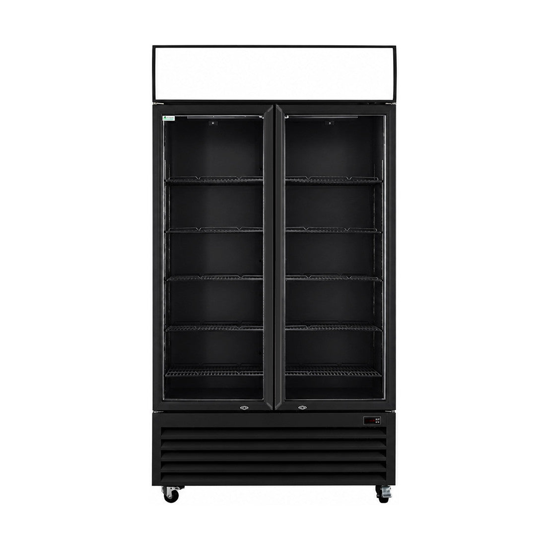 Thermaster Colourbond Upright Beverage Fridge 2 Doors Black 885L - LG-1000BP
