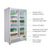 Thermaster Double Door Supermarket Fridge 1081L - LG-1000GBM