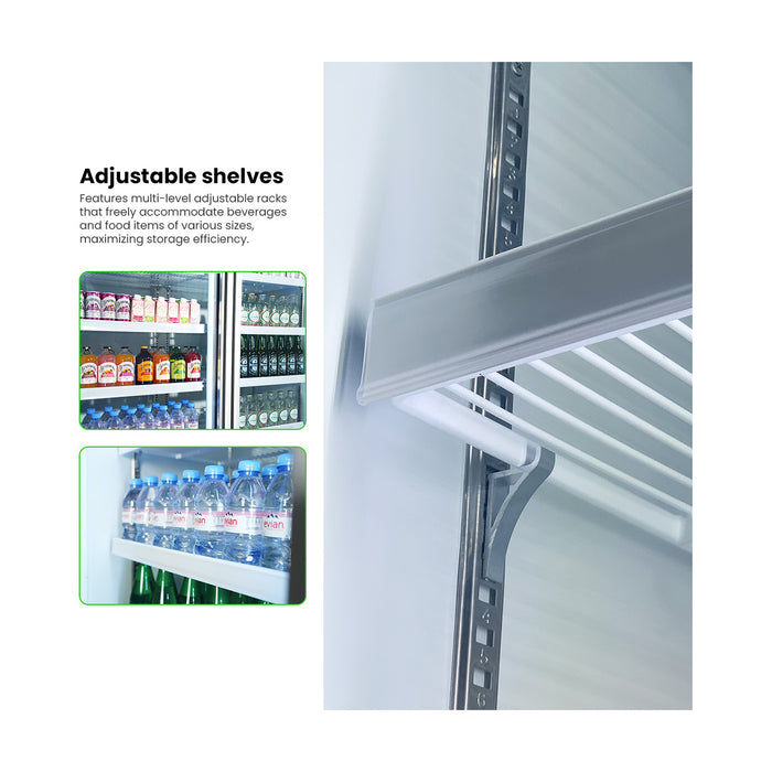 Thermaster Double Door Supermarket Fridge 1081L - LG-1000GBM