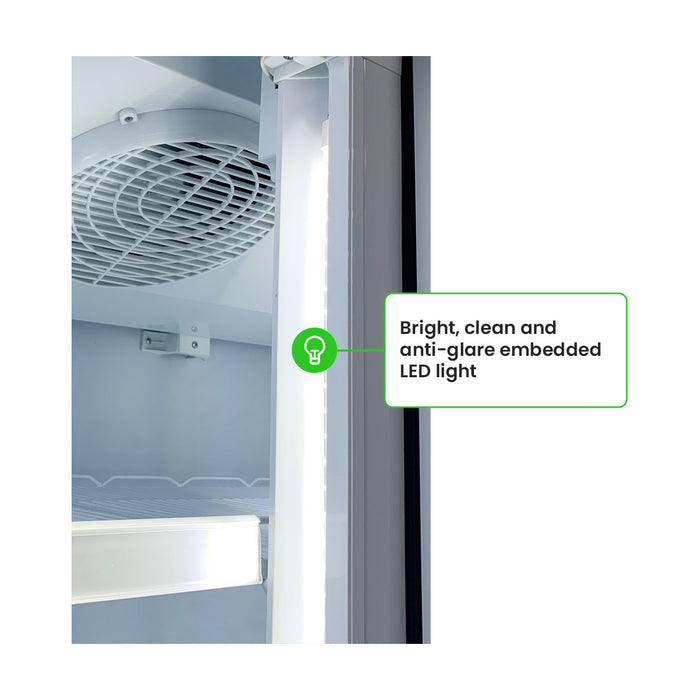 Thermaster Double Door Supermarket Fridge 1081L - LG-1000GBM