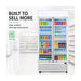Thermaster Colourbond Upright Beverage Fridge 2 Doors White 885L - LG-1000P