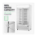 Thermaster Colourbond Upright Beverage Fridge 2 Doors White 885L - LG-1000P