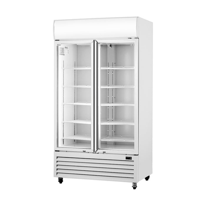 Thermaster Colourbond Upright Beverage Fridge 2 Doors White 885L - LG-1000P
