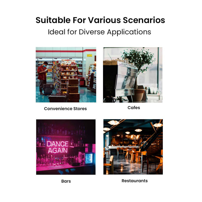 Thermaster Colourbond Upright Beverage Fridge 2 Doors White 885L - LG-1000P