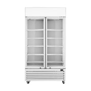 Thermaster Colourbond Upright Beverage Fridge 2 Doors White 885L - LG-1000P