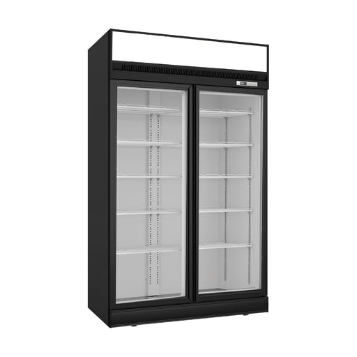 Thermaster Black Upright 2 Glass Door Freezer 1006L - LG-1006DF