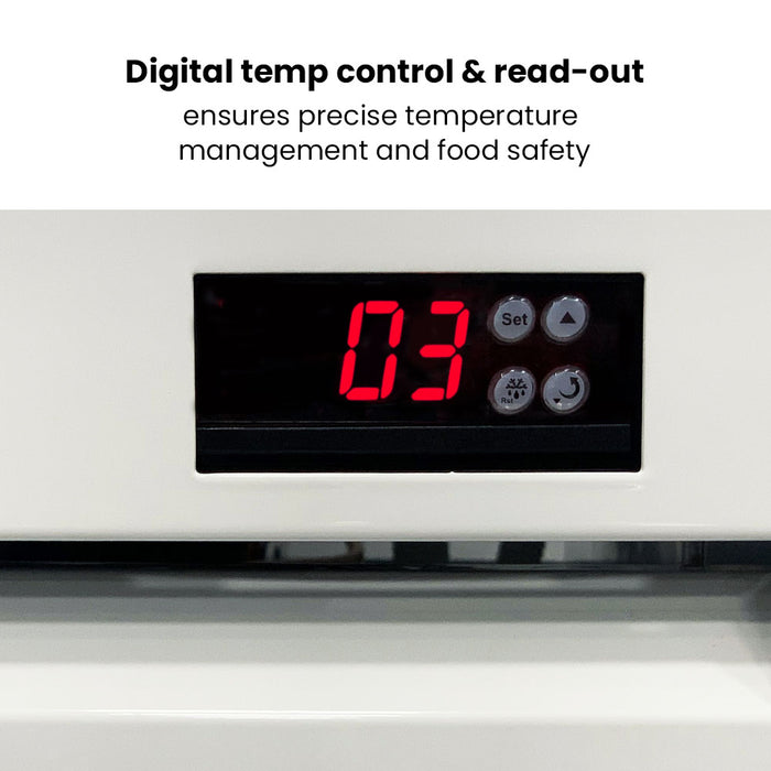 Thermaster Three Glass Door Colourbond Upright Drink Fridge 1200L - LG-1203P