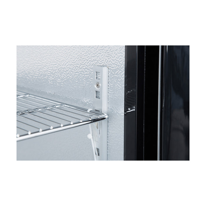 Thermaster Under Bench single Heated Glass Door Bar Fridge/Cooler with heater switch - LG-138TD