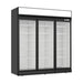 Thermaster Upright 3 Glass Door Freezer Black 1563L - LG-1563DF