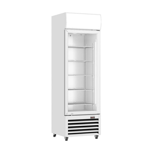 Thermaster Single Glass Door Colourbond Upright Drink Fridge 370L - LG-370P