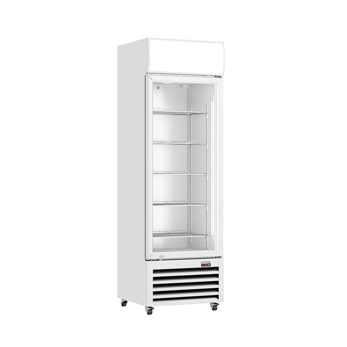 Thermaster Single Glass Door Colourbond Upright Drink Fridge 370L - LG-370P