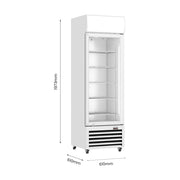 Thermaster Single Glass Door Colourbond Upright Drink Fridge 370L - LG-370P