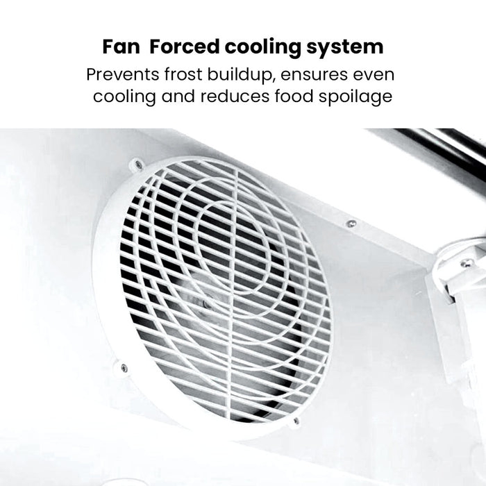 Thermaster Single Glass Door Black Colourbond Upright Drink Fridge 540L - LG-540BP