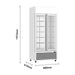 Thermaster Double Glass Door Colourbond Upright Drink Fridge 580L - LG-580P