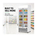 Thermaster Double Glass Door Colourbond Upright Drink Fridge 580L - LG-580P