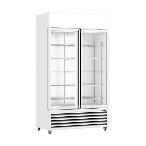 Thermaster Two Glass Door Colourbond Upright Drink Fridge 730L - LG-730P