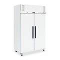 Williams Pearl - Two Solid Door White Colorbond Upright Storage Freezer - LP2SWHC
