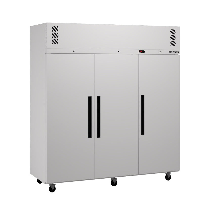Williams Pearl - Three Solid Door White Colorbond Upright Freezer - LP3SWHC