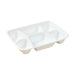 PakMax Sugarcane 6-Compartment Lunch Tray - LT-61