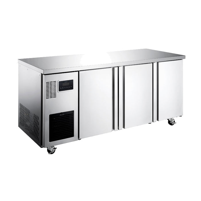 Williams Topaz - Three Solid Door Under Counter Storage Freezer - LTU3SS