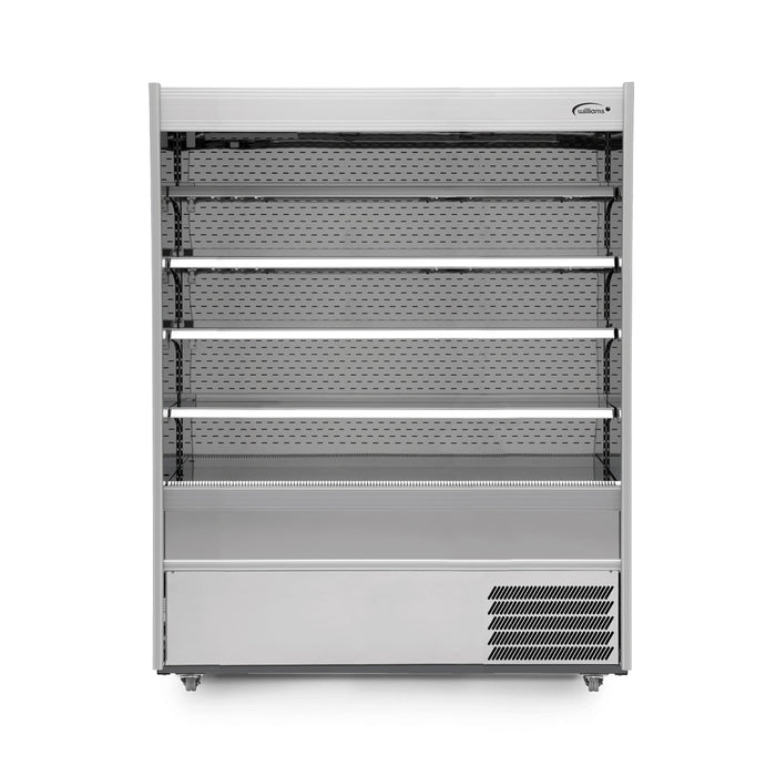 Williams Gem Multideck - White Open Deck Fridge with Night Blind - M150MTWCN