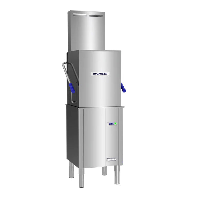 Washtech Professional Passthrough Dishwasher with Heat Recovery Unit - 450mm Rack - M1C