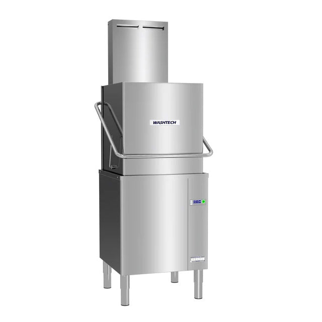 Washtech Professional Passthrough Dishwasher with Heat Recovery Unit - 500mm Rack - M2C