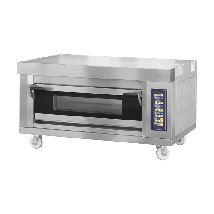 Bakermax Stackable Electric Deck Bakery Oven with steam- ME2ST-1D