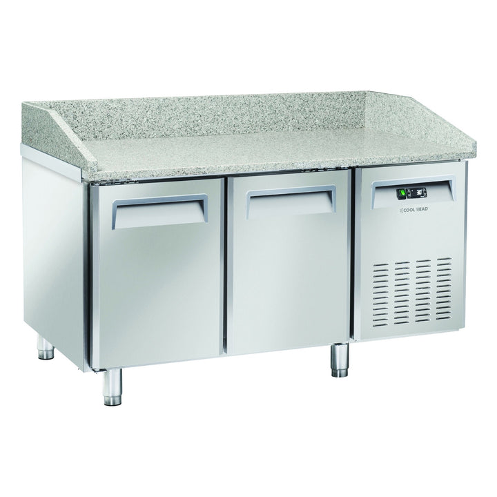 Saltas Marble Top Pizza Fridge 2 Door - MPB0020