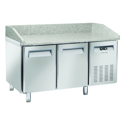 Saltas Marble Top Pizza Fridge 2 Door - MPB0020
