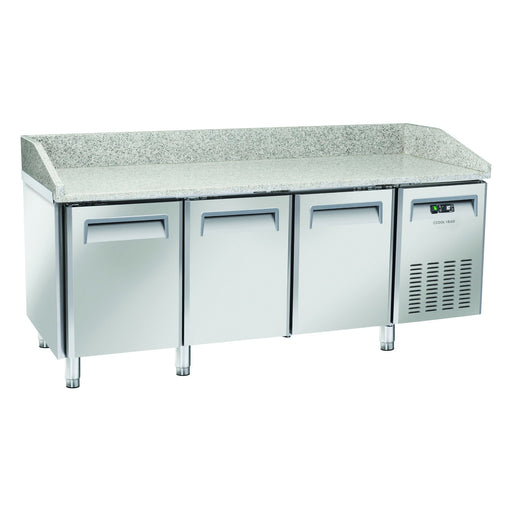 Saltas Marble Top Pizza Fridge 3 Door - MPB0030
