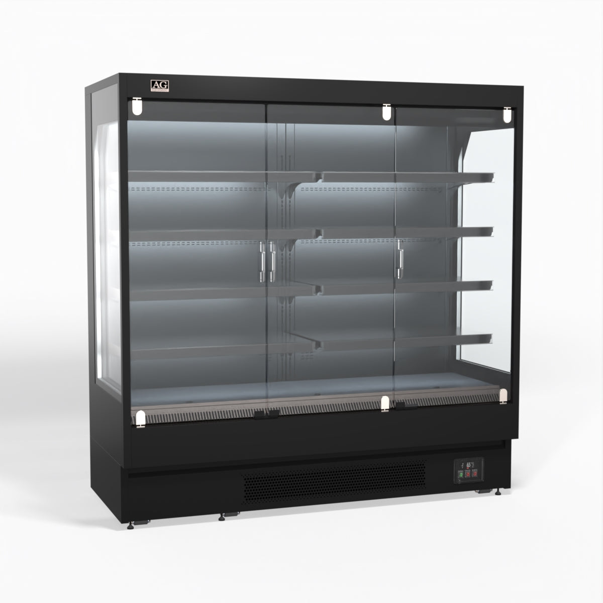 AG 1940mm Supermarket Multi Deck Showcase 3 door Glass Fridge 1125L - MSD2000