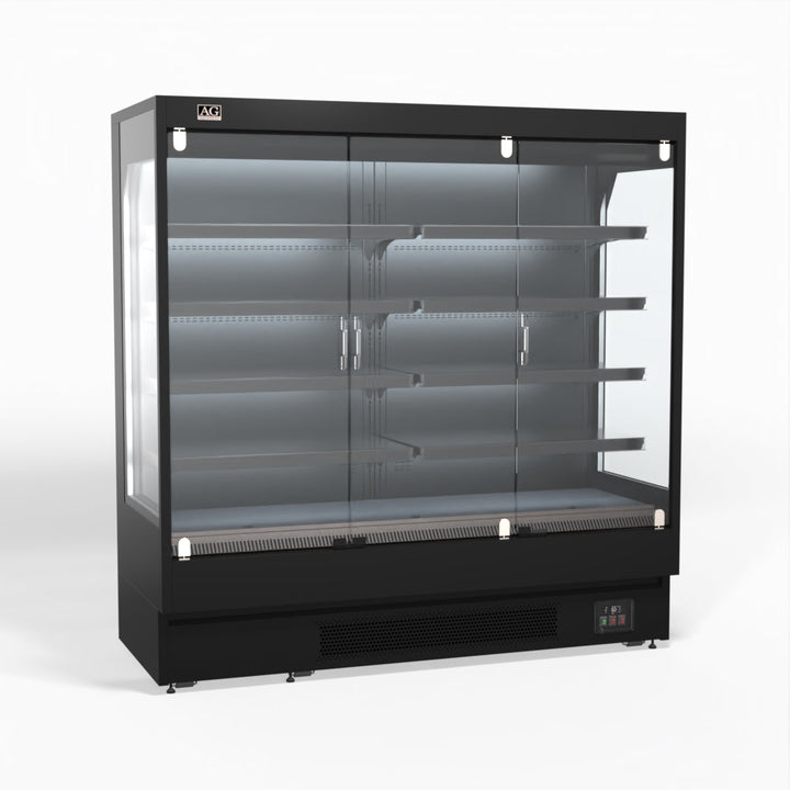 AG 1940mm Supermarket Multi Deck Showcase 3 door Glass Fridge 1125L - MSD2000