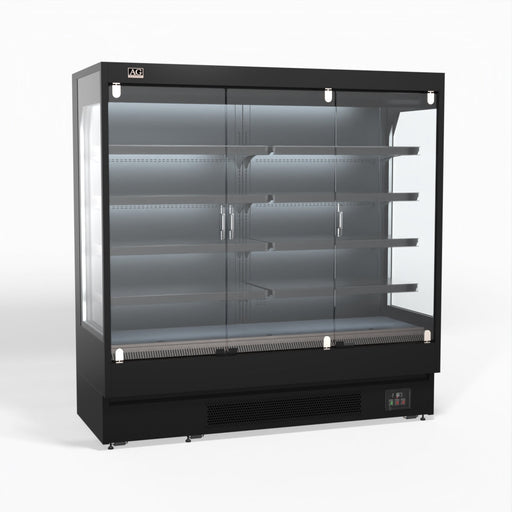 AG 1940mm Supermarket Multi Deck Showcase 3 door Glass Fridge 1125L - MSD2000