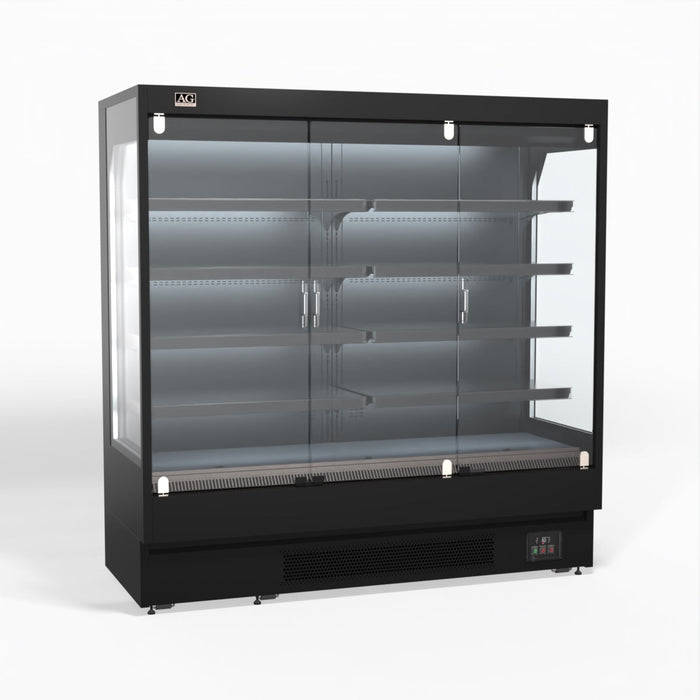 AG 1940mm Supermarket Multi Deck Showcase 3 door Glass Fridge 1125L - MSD2000