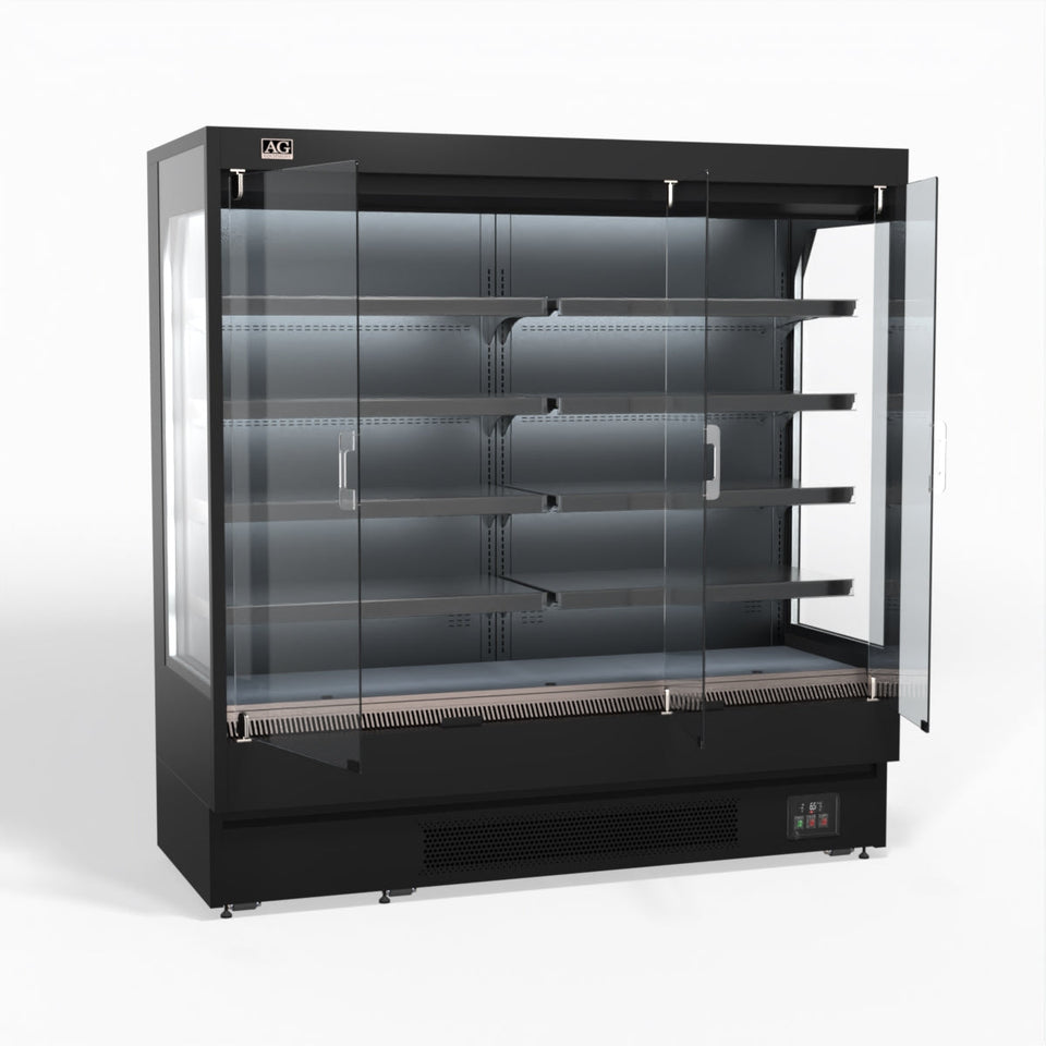 AG 1940mm Supermarket Multi Deck Showcase 3 door Glass Fridge 1125L - MSD2000