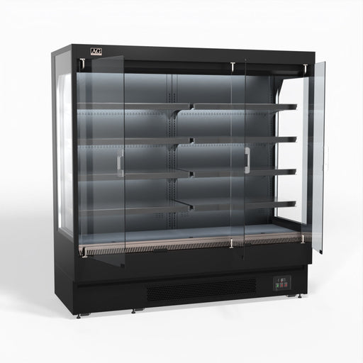 AG 1940mm Supermarket Multi Deck Showcase 3 door Glass Fridge 1125L - MSD2000