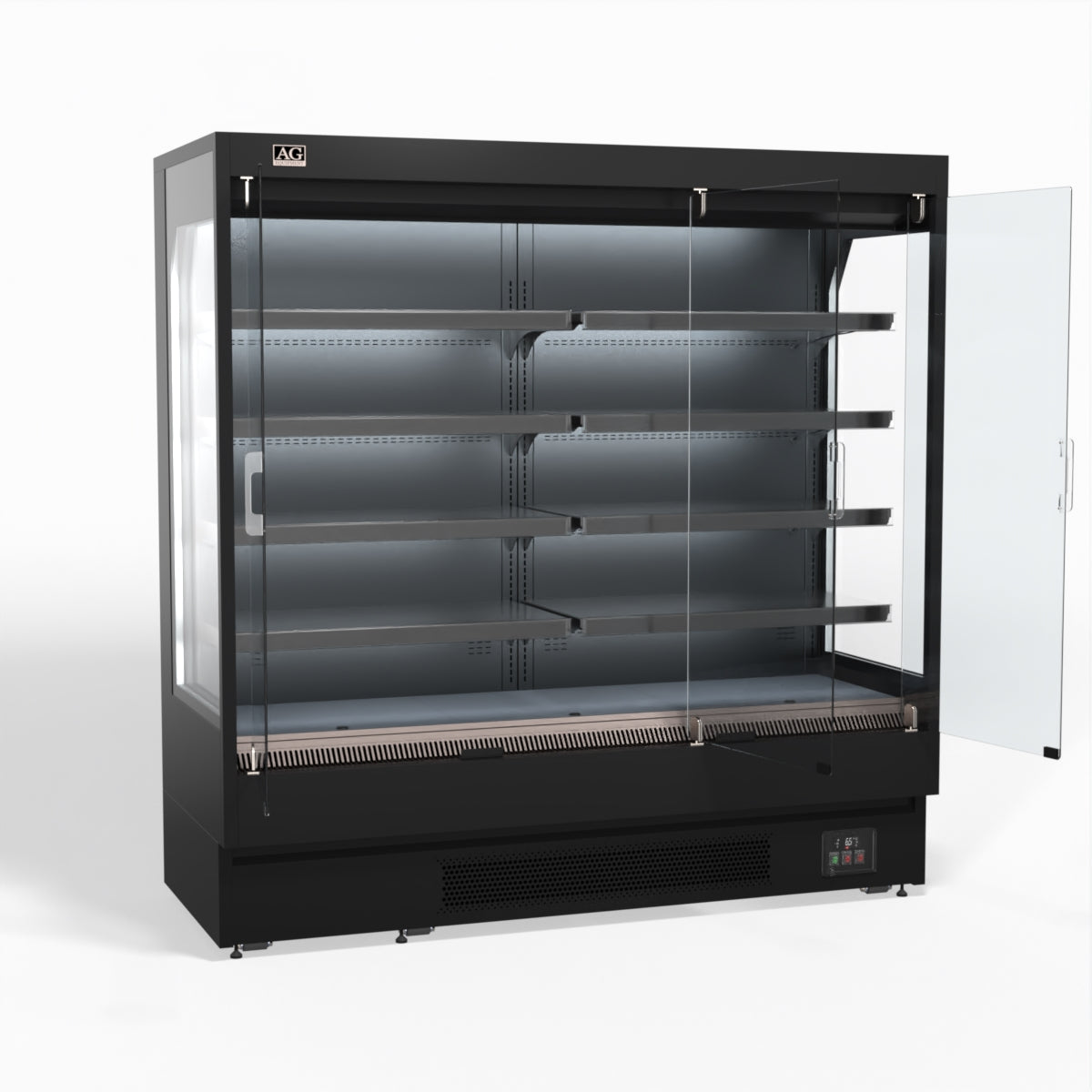 AG 1940mm Supermarket Multi Deck Showcase 3 door Glass Fridge 1125L - MSD2000