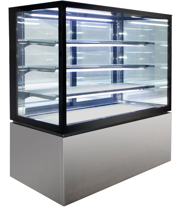 Anvil Square Glass 4 Tier Hot Display 600mm - NDHV4720