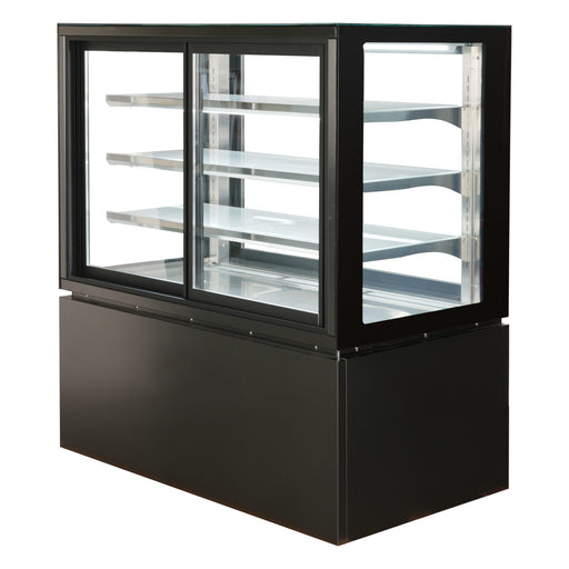 Anvil 4 Tier Square Glass Cake/Cold Display With Self Service Doors - NDSV4740SS