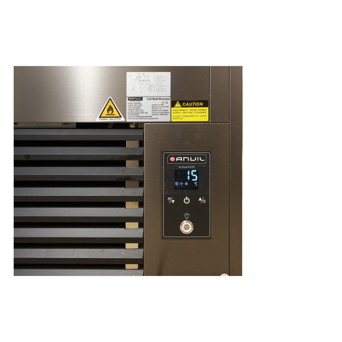 Anvil 4 Tier Square Glass Cake/Cold Display With Self Service Doors - NDSV4740SS