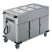 Rieber Bain Marie Top 3 x Heated Cabinets Mobile Food Transport Trolley - NORM-III-3