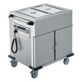 Rieber Bain Marie Top 2 x Heated Cabinets Mobile Food Transport Trolley - NORM-II-2
