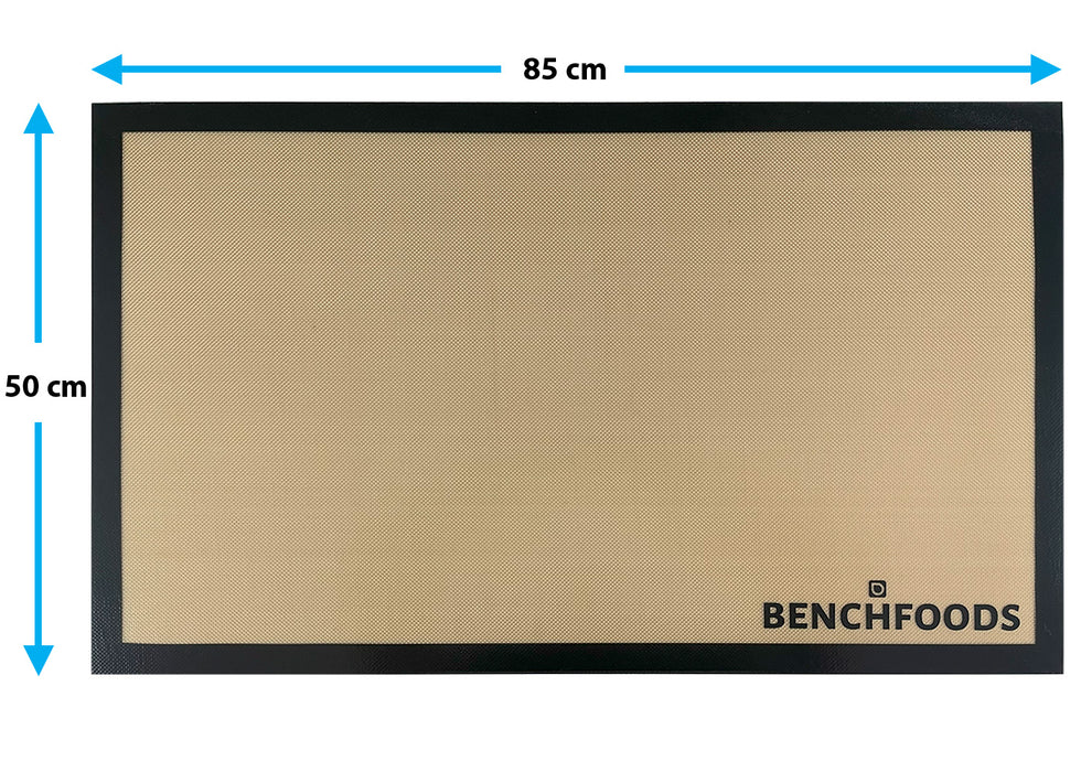 BenchFoods 50 x 85 Premium Silicone Non-Stick Solid Mats 14 Pack