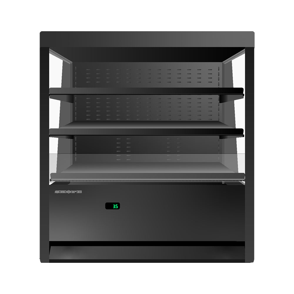 SKOPE Open Deck Fridge - OD460N - Black