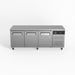 AG Three Door Commercial Worktop / Under Bench Fridge 800mm Depth 580L - PAX3100TN