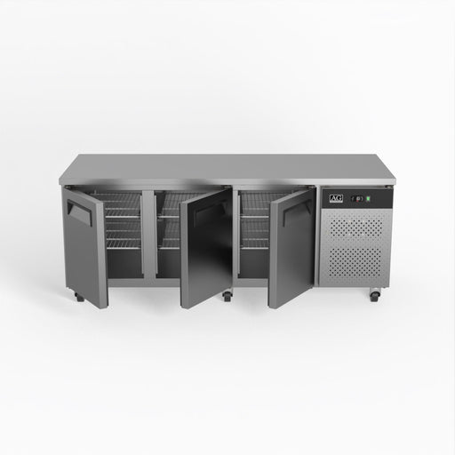 AG Three Door Commercial Worktop / Under Bench Fridge 800mm Depth 580L - PAX3100TN