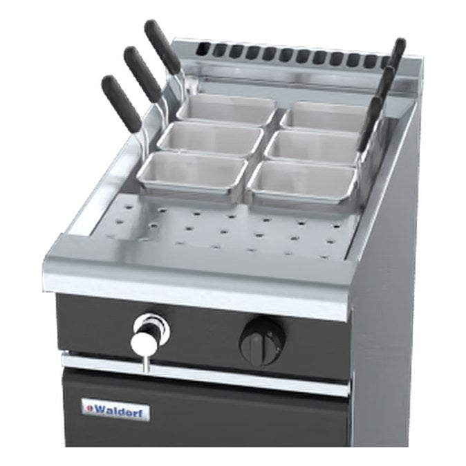 Waldorf Bold 450mm Gas Pasta Cooker Low Back Version - PCLB8140G