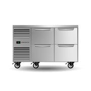 SKOPE ProSpec Four Drawer, Two Bay, Underbench GN 1/1 Fridge 288L - PG11.UBR.2.D4 - Left
