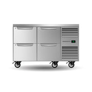 SKOPE ProSpec Four Drawer, Two Bay, Underbench GN 1/1 Fridge 288L - PG11.UBR.2.D4 - Right